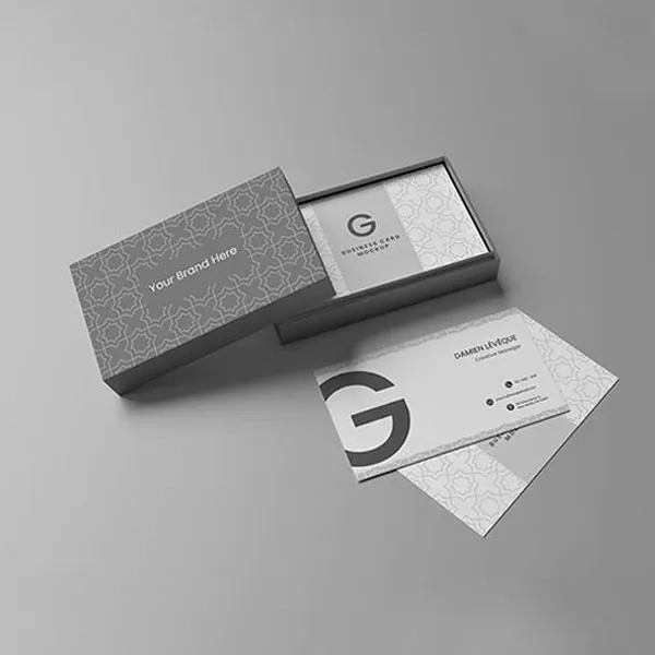 box of business cards Noah Packaging