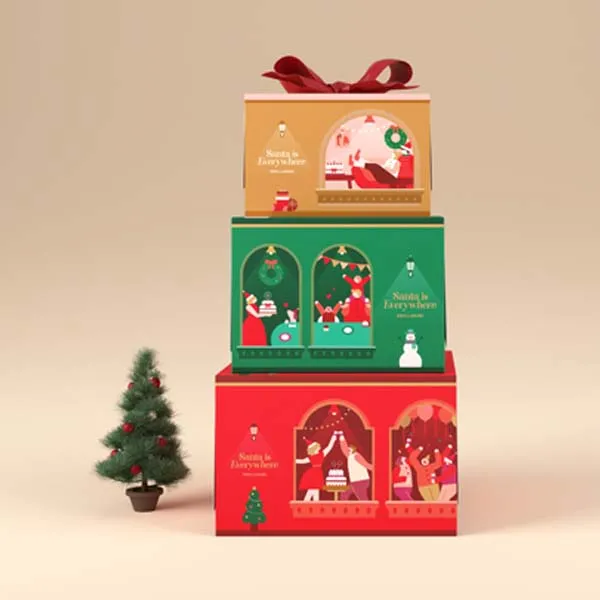 Custom Christmas Favour Boxes Noah Packaging