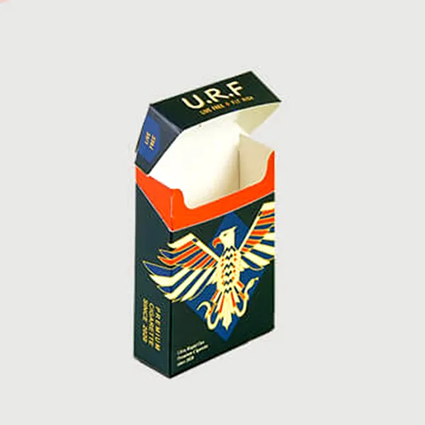 Custom Empty Paper Flip Top Cigarette Boxes Noah Packaging