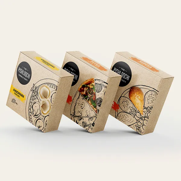 Custom Kraft Pizza Boxes Noah Packaging