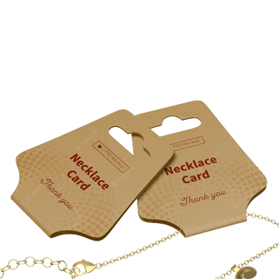 custom necklace cards Noah Packaging