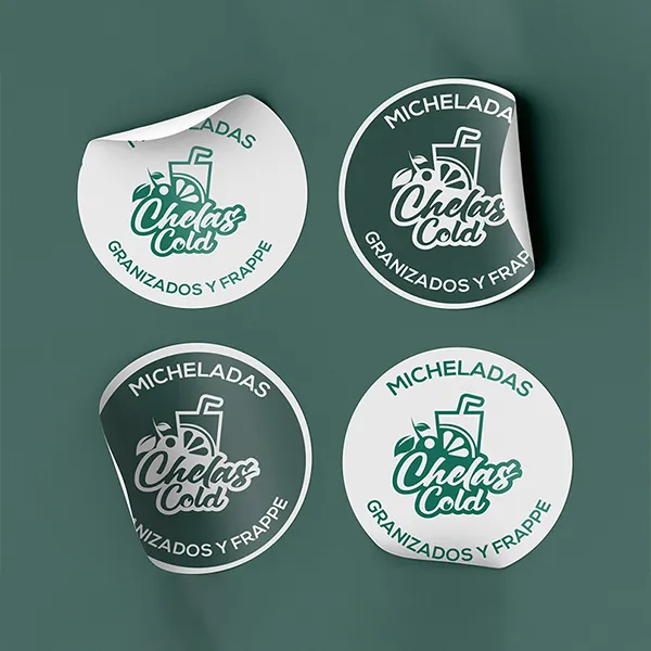 custom circle stickers noah packaging