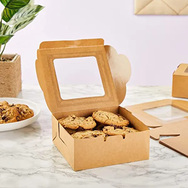 kraft bakery boxes wholesale Naoh Packaging