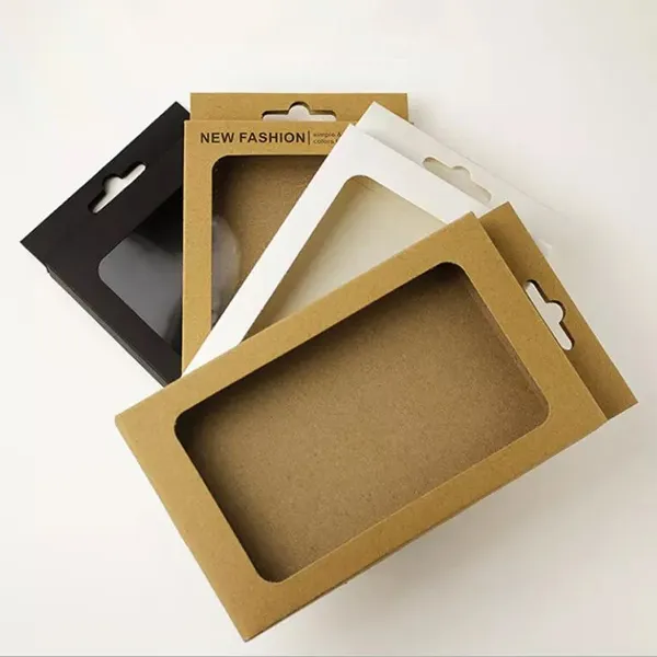 kraft paper window boxes noah packaging