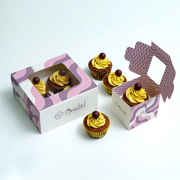 custom mini cupcake boxes