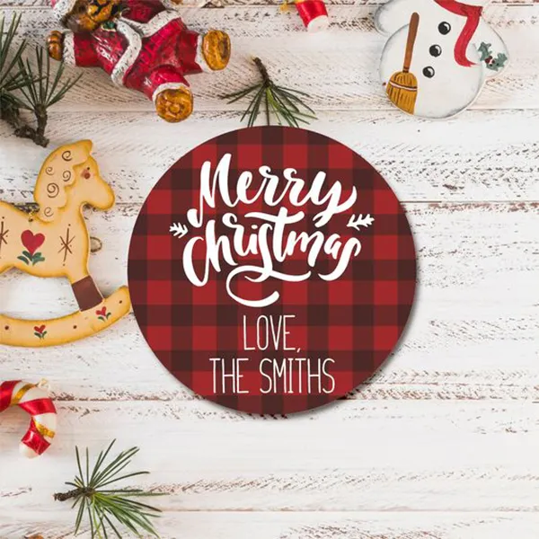 personalized christmas stickers