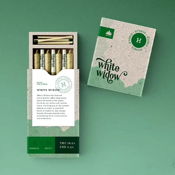cannabis pre roll box packaging