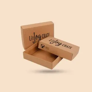 kraft boxes with lid